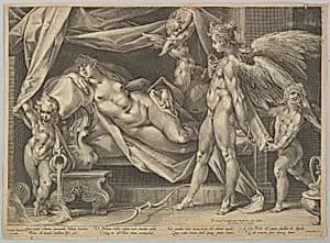 Portrait of Bartholomeus Spranger|Jan Muller|Cornelis Danckertsz. I