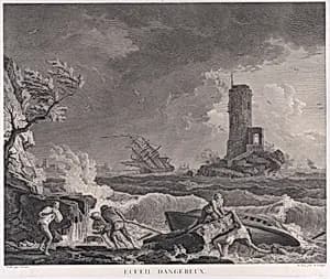 Dangerous Reef by Adrian Zingg|Joseph Vernet