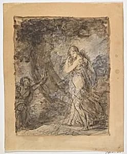 Daphnis Running toward Chloe by baron François Gérard