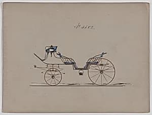 Design for 6 seat Phaeton, no. 3582 by Brewster & Co.
