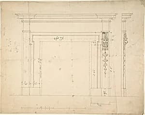 Design for a Chimneypiece by Sir William Chambers