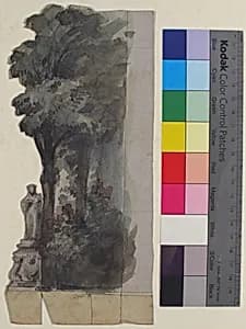 Design for a Stage Set at the Opéra, Paris by Eugène Cicéri