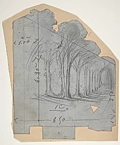 Design for a Stage Set at the Opéra, Paris by Eugène Cicéri