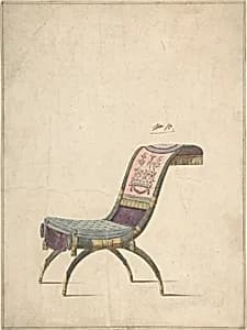 Design for an Empire Chair