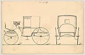 Design for Brougham, no. 659 by Brewster & Co.