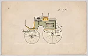 Design for Dog Cart Phaeton, no. 4195