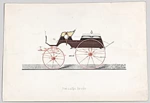 Design for Dos-A-Dos Phaeton Carriage by Anonymous, French, 19th century|A. Dick & Co.
