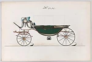 Design for Landau, No. 3292 by Brewster & Co.