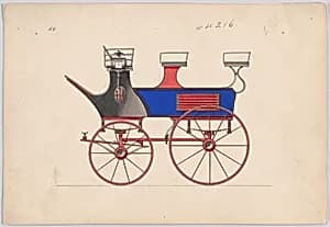 Design for Roof Seat Demi Break, no. 4216
