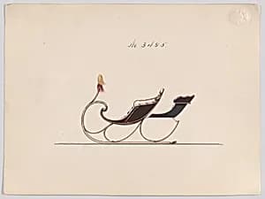 Design for Rumble Sleigh, no. 3485