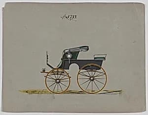 Design for Stanhope Phaeton, no. 3733 by Brewster & Co.