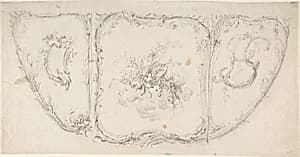 Design for the Side of a Carriage by Anonymous, French, 18th century