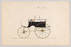 Design for Three-Spring Game Cart, no. 4192