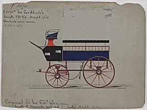 Design for Wagonette Break, no. 3590 by Brewster & Co.