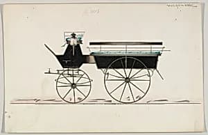 Design for Wagonette, no. 1113 by Brewster & Co.