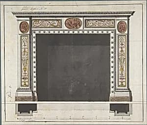 Drawing for a Mantelpiece