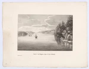 Entrée du Niagara dans le Lac Ontario
