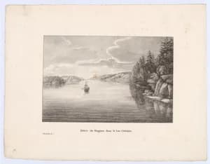 Entrée du Niagara dans le Lac Ontario