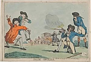False Courage by Thomas Rowlandson|S. W. Fores
