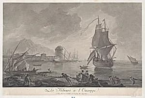 Fishermen at Work by Joseph Vernet|J. Daulle & Veuve