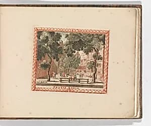 'Franse Kerck', in: Tooneel Der Voornaamste Nederlands Huizen, En Lust Hoven, Naar T Leven Afgebeeld by Carel Allard