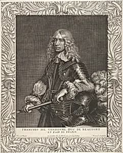 François de Vendôme, duc de Beaufort by Robert Nanteuil|Nocroit