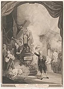 Garrick Speaking the Jubilee Ode by Caroline Watson|Robert Edge Pine|William Shakespeare|David Garrick|John Boydell