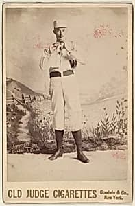 Gilmore, Pitcher, from the series Old Judge Cigarettes by Goodwin & Company