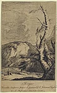 Hagar by Joseph Goupy