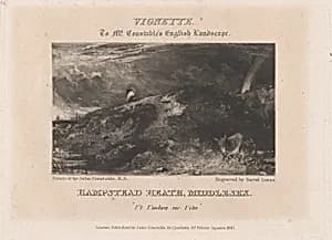 Hampstead Heath by David Lucas|John Constable
