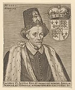 James VI, King of Scotland by Pieter de Jode I|James I, King of England, Scotland and Ireland