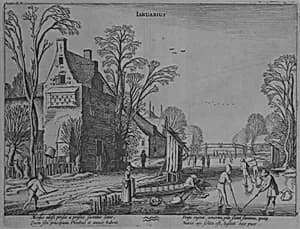 January, from "Twelve Months" by Jan van de Velde II|Johannes Janssonius