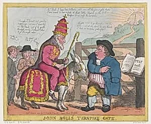 John Bull's Turnpike Gate by Thomas Rowlandson