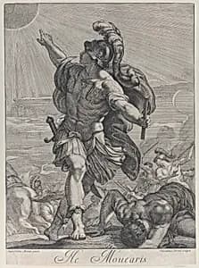 Joshua bidding the sun to stand still by Carlo Maratti|Hieronymus Ferroni