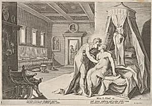 Jupiter and Leucothoe by Robert Willemsz de Baudous|Hendrick Goltzius