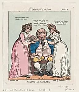Killing with Kindness by George Murgatroyd Woodward|Thomas Rowlandson|Rudolph Ackermann, London