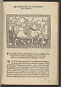 Portrait of Angelo Poliziano|Antonio Tubini|Lorenzo de Alopa|Andrea Ghirlandi