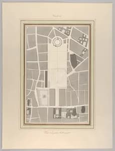 La Halle aux Blés, Street Plan