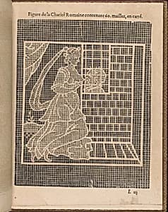 La Pratique de l'Aiguille, page 18 (recto) by Matthias Mignerak|Pierre Firens|Marie de Medici|Jean Le Clerc