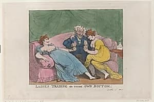 Ladies Trading on Their Own Bottom by Thomas Rowlandson
