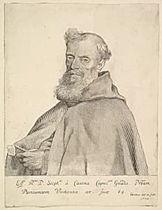 Le Père Étienne de Cesena by Claude Mellan|Étienne de Cesena