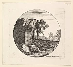 Les Ruines a gauche
