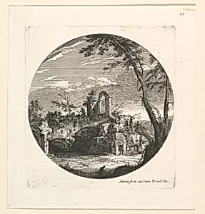 Les Ruines au Fond