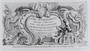 Portrait of Juste Aurèle Meissonnier|Jacques François Chereau