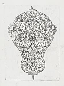 Main Part of a Cup, from Fysirungen Zum Verzeichnen Für Die Goldtschmidt, Nuremberg, 1599 by Johann Sibmacher