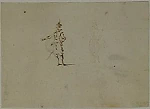 Man with outstretched hand by Jacques Callot