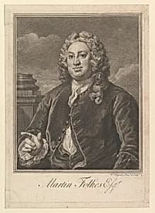 Martin Folkes by William Hogarth|Martin Folkes