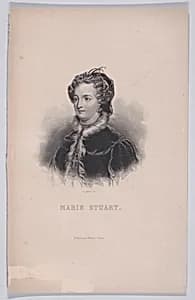 Portrait of Mary, Queen of Scots|Charles-Michel Geoffroy|Charles Paul Furne
