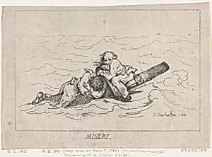 Misery by Thomas Rowlandson