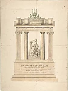 Monument to Sir Walter Scott, Bart. by Sir Walter Scott|Charles Harriott Smith